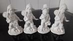 4 Porseleinen beeldjes, Verzamelen, Beelden en Beeldjes, Ophalen of Verzenden, Gebruikt