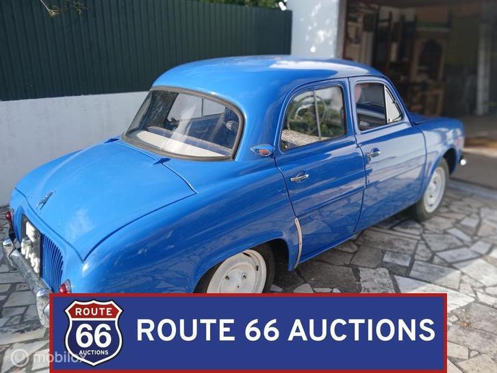 Renault Dauphine | 1960 | Route 66 Auctions, Auto's, Oldtimers, Bedrijf, Te koop, Renault, Benzine, Overige carrosserieën, Handgeschakeld