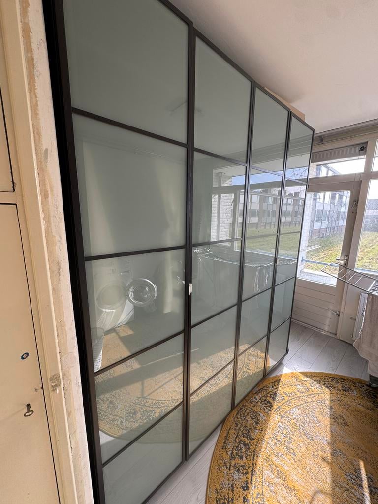 2x IKEA PAX kasten (236x100 cm) met lades, planken en deuren, Ophalen, 200 cm of meer, 50 tot 100 cm, Zo goed als nieuw