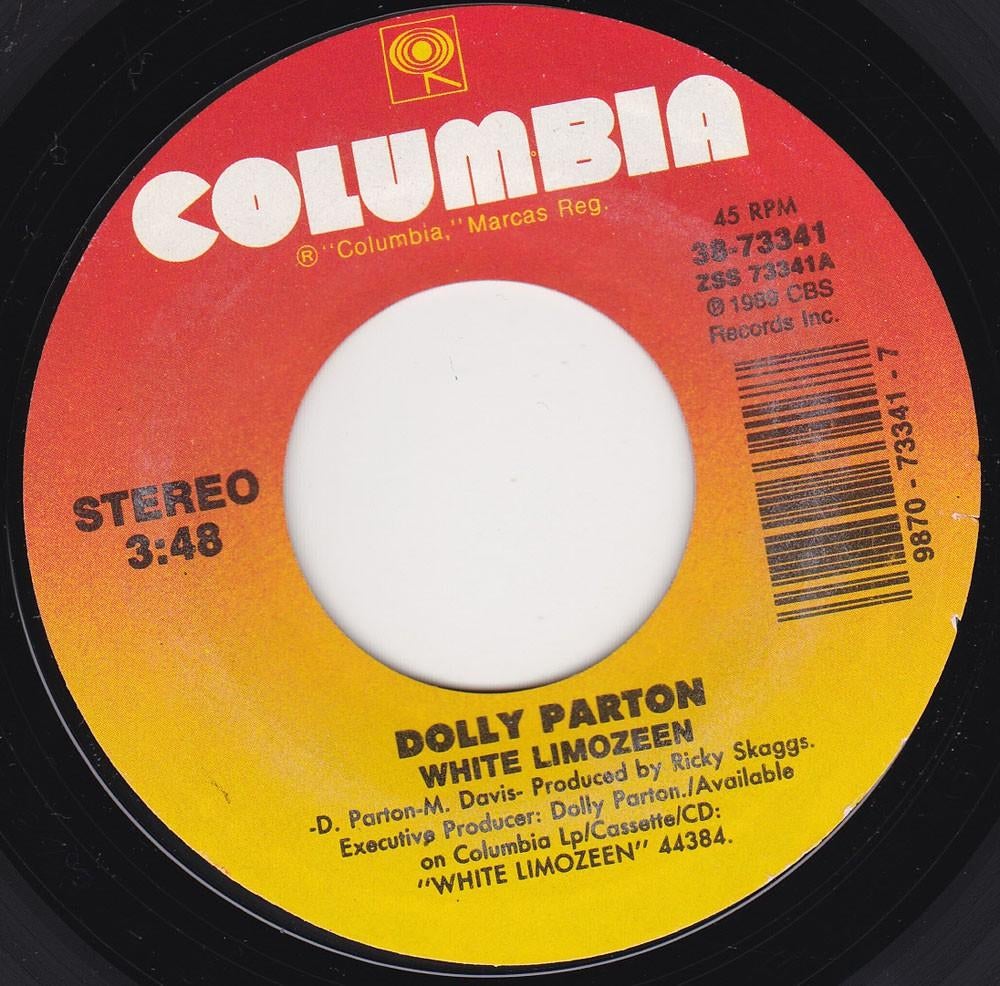 Dolly Parton - White Limozeen 7", Cd's en Dvd's, Vinyl Singles, 7 inch, Single, Ophalen of Verzenden, Zo goed als nieuw