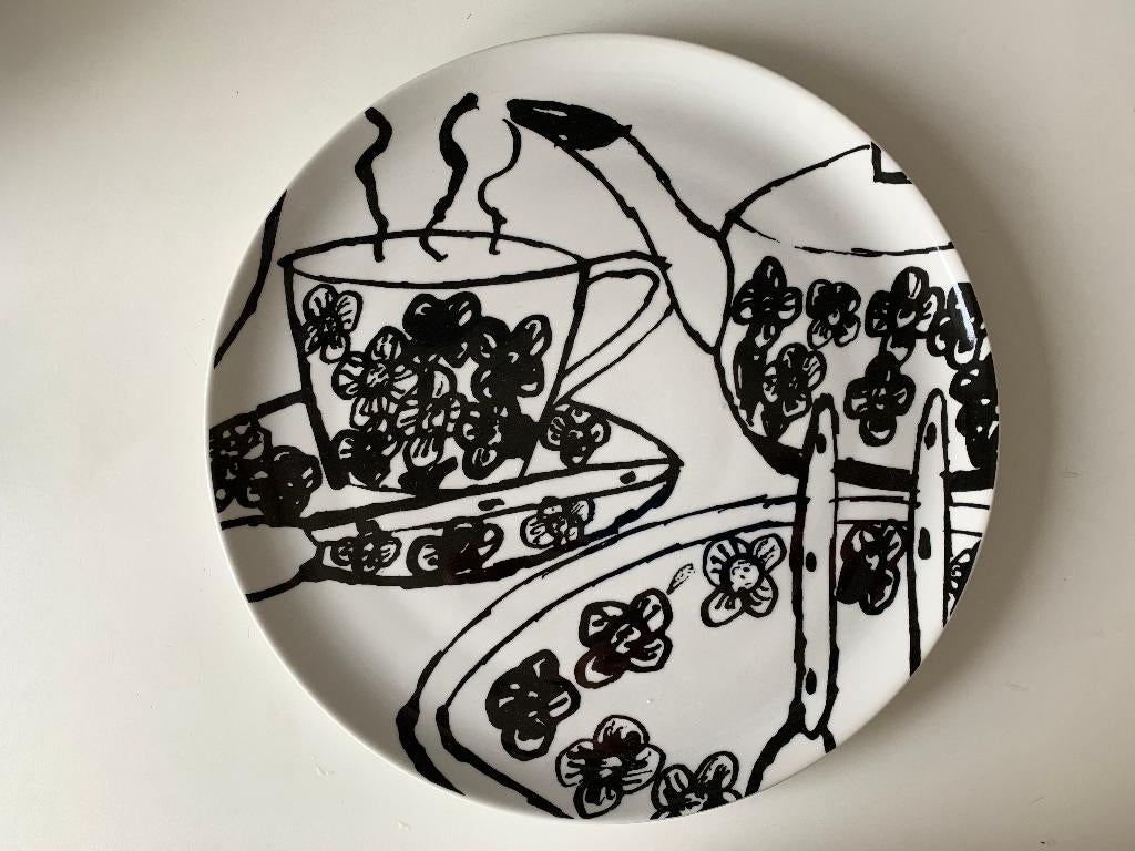 Heel mooi Kunst bord Design Ans Jansen, Antiek en Kunst, Kunst | Designobjecten, Ophalen