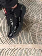 Prada sneakers - Zwart lakleer en mesh, Kleding | Heren, Schoenen, Verzenden, Zo goed als nieuw, Zwart, Sneakers of Gympen