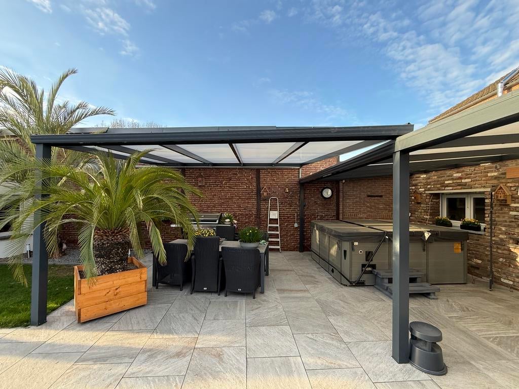 Overkapping 5x4,5m, Ophalen, Gebruikt, Veranda