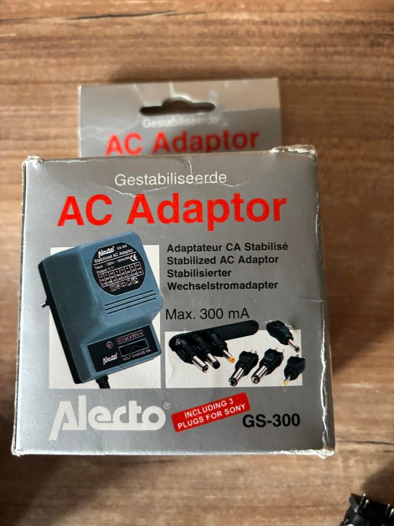 Alecto GS-300 Gestabiliseerde AC Adapter - Universeel, Ophalen of Verzenden, Gebruikt