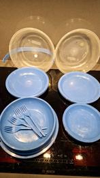 camping service 4 pers., Ophalen of Verzenden, Gebruikt