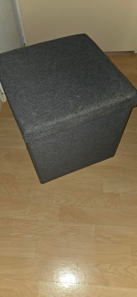 Poef opberg box, Ophalen, Minder dan 50 cm, Rond, Minder dan 50 cm