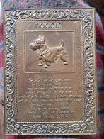 Koperen plaquette liefde voor hond, Verzenden