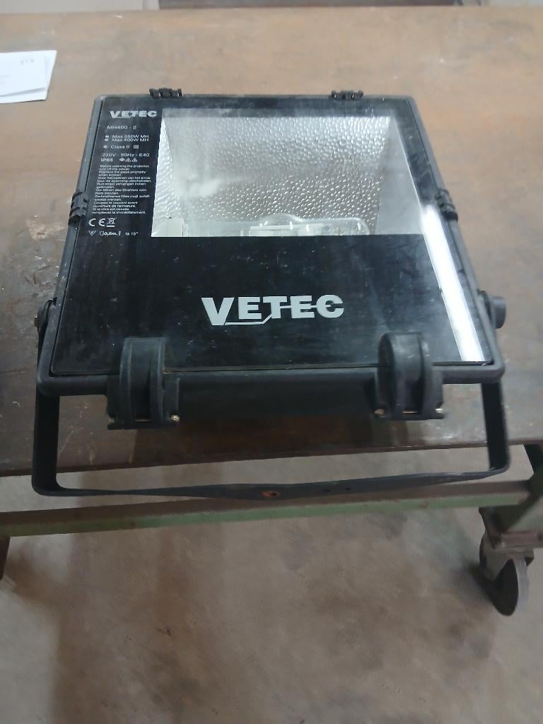 Vetec lampen 400 W 14x, Ophalen, Gebruikt, 200 tot 500 watt, Lamp met armatuur