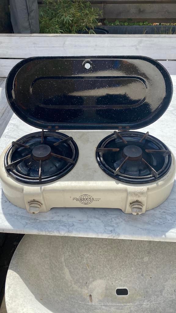 2 pits gasstel, Ophalen of Verzenden, Zo goed als nieuw