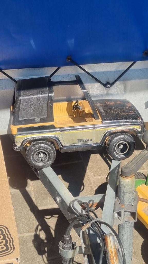 Grote vintage Tonka jeep / auto - robuust speelgoed, Ophalen of Verzenden, Gebruikt