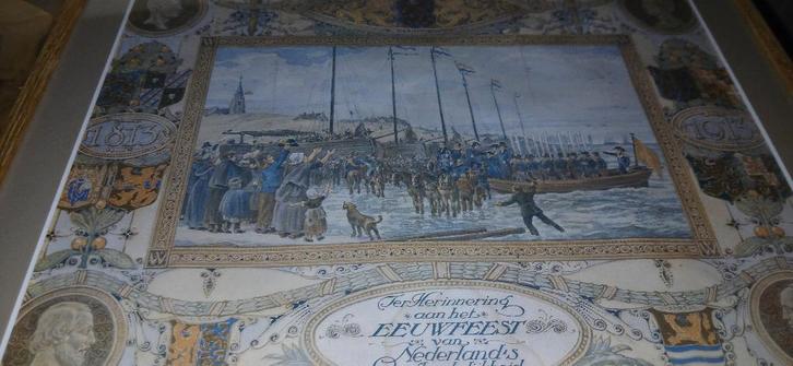 Eeuwfeest prent nederlans eeuwfeest, Verzamelen, Ansichtkaarten | Nederland, Ongelopen, Noord-Holland, Voor 1920, Ophalen