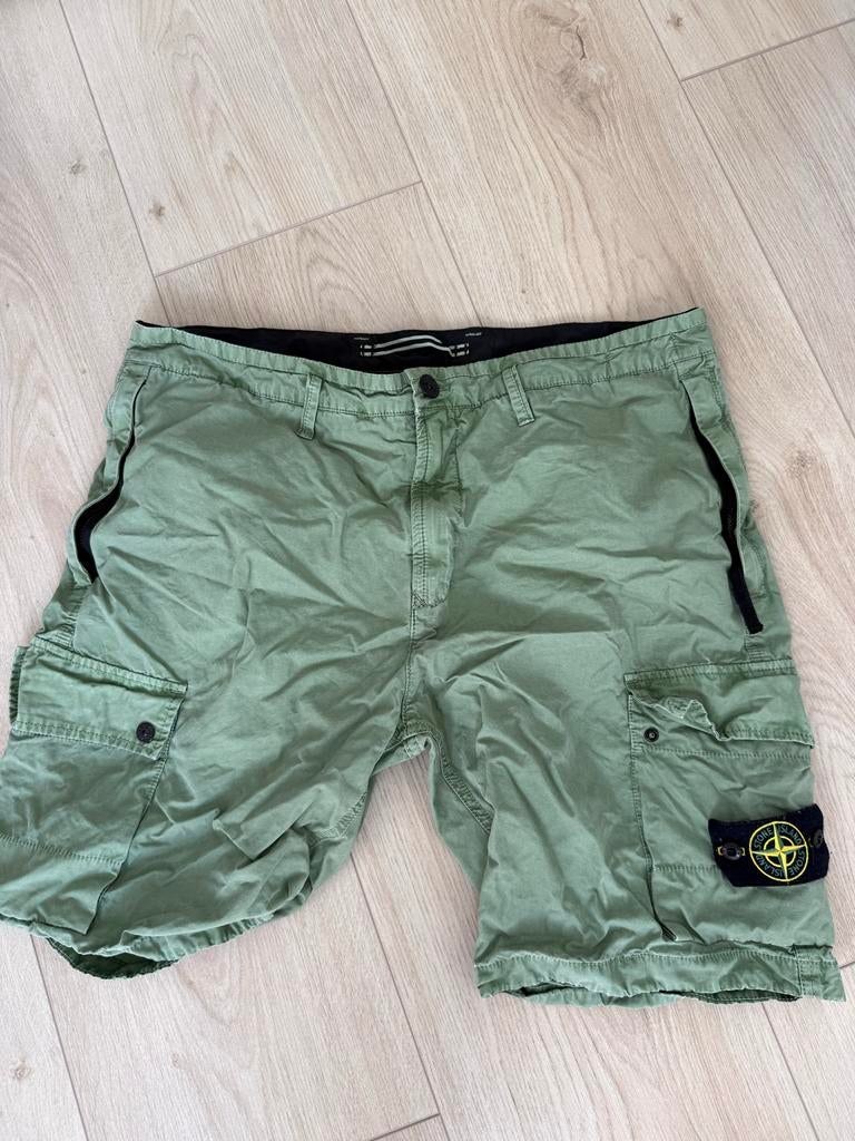 Stone Island korte broek W36, Ophalen of Verzenden, Gedragen, Overige maten, Groen