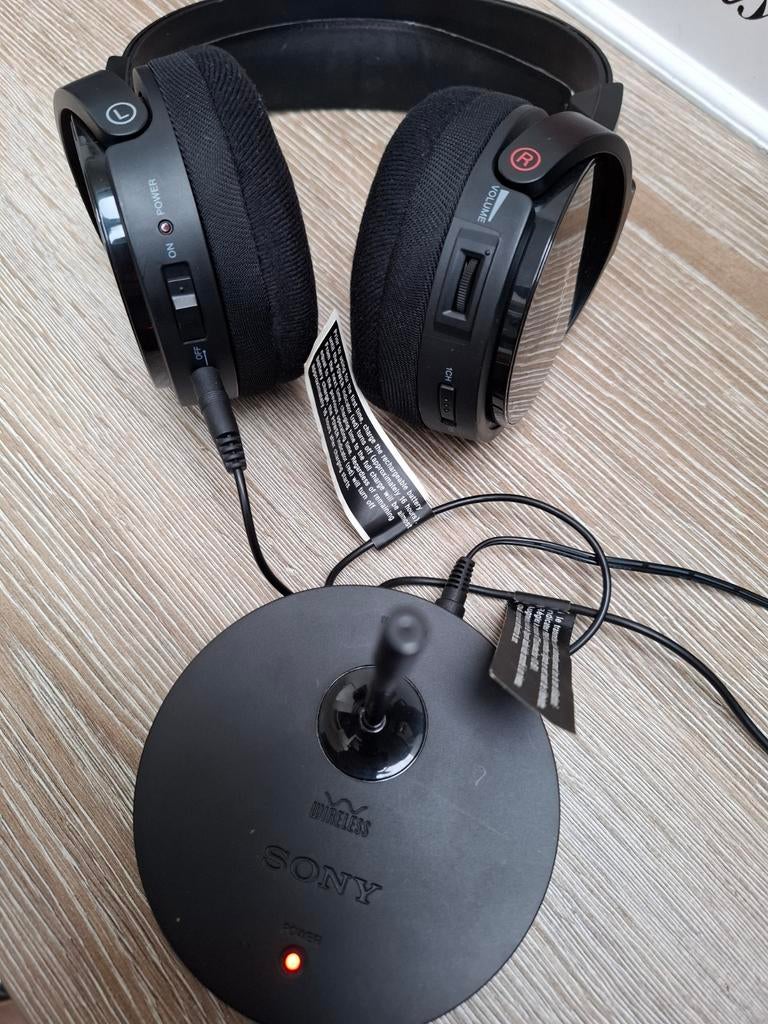 Sony Draadloze Hoofdtelefoon voor tv, Gebruikt, Ophalen of Verzenden, Over oor (circumaural), Sony