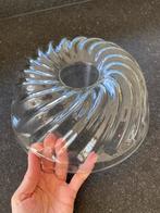 Oude grote glazen tulband bakvorm puntgaaf en helder, Ophalen of Verzenden