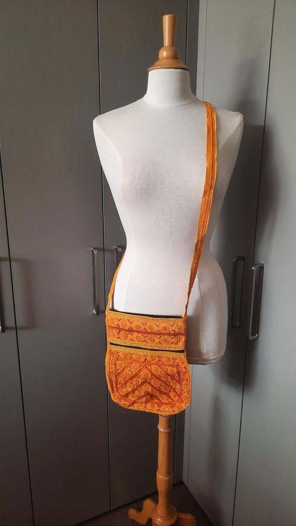 Nieuw Leuk Hippie Boho crossover tasje oranje, Ophalen of Verzenden, Nieuw, Oranje, Overige typen