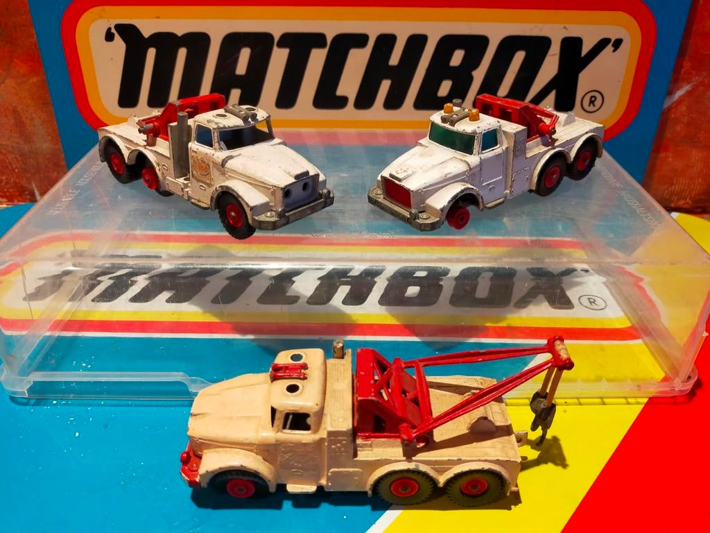 Lesney Matchbox Kingsize K2 Scammel Heavy Wreck Truck, Ophalen of Verzenden, Gebruikt, Hijskraan, Tractor of Landbouw, Lesney