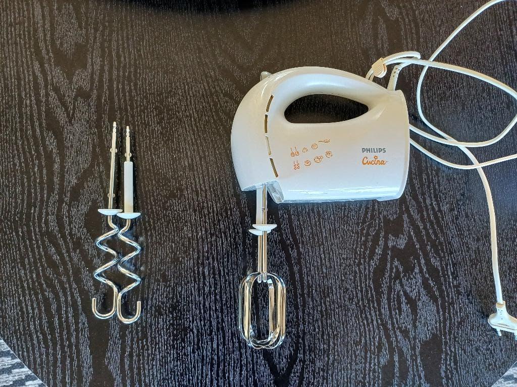 Mixer Philips Cucina, Ophalen of Verzenden, Zo goed als nieuw, 3 snelheden of meer