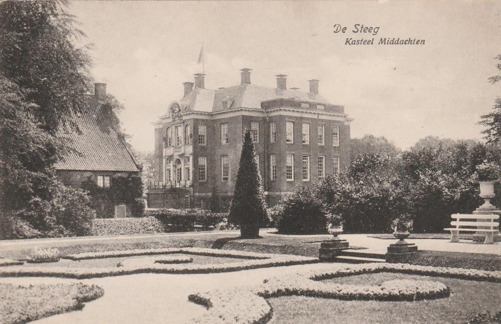 de steeg- kasteel middachten 1919, Ophalen of Verzenden, Voor 1920, Gelderland