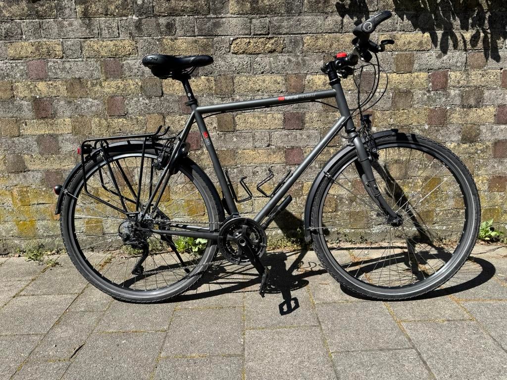 Trekkingfiets VSF fahrrad manufaktur TX 800, 62 cm, Fietsen en Brommers, 28 inch, Velgrem, Zo goed als nieuw, Meer dan 20 versnellingen