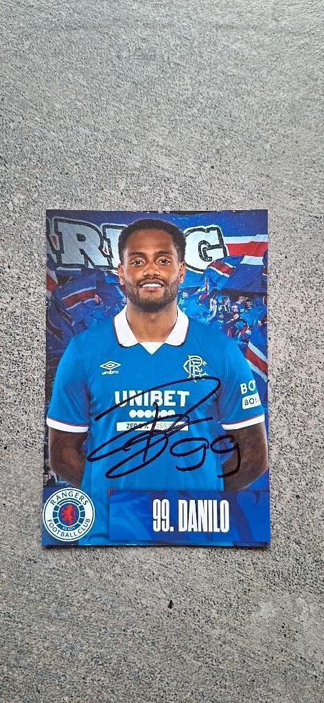 Foto met handtekening; Danilo # Feyenoord / Rangers / NEC, Verzamelen, Ophalen of Verzenden, Nieuw, Buitenlandse clubs, Overige typen