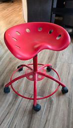 IKEA Rood Traktor krukje - in hoogte verstelbaar, Ophalen, Gebruikt, Bureaukruk, Rood