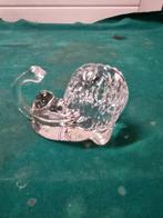 beeld glazen leeuw ing papier press, Verzamelen, Ophalen of Verzenden