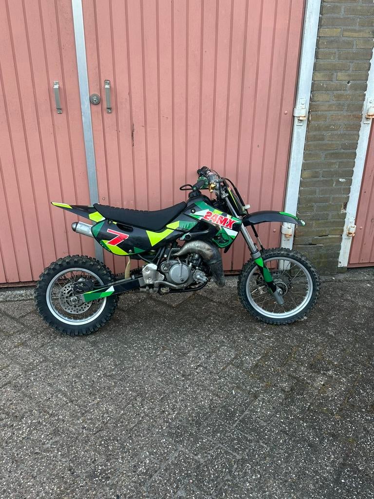Kawasaki 65cc crossmotor – goede staat, Ophalen, Zo goed als nieuw, Overige typen