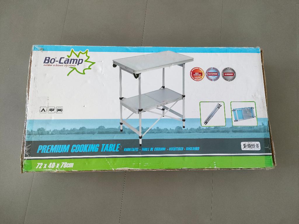 BoCamp kooktafel, Ophalen, Zo goed als nieuw, Campingkast