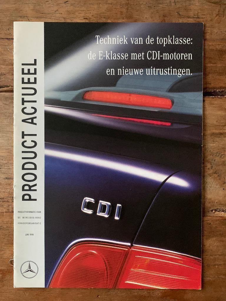Productinfobrochure Mercedes-Benz E-klasse W210 update 1998, Zo goed als nieuw, Mercedes-Benz, Mercedes, Ophalen of Verzenden