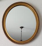 Vintage klassieke spiegel - Pieterman Schiedam, Ophalen of Verzenden, Ovaal, Minder dan 50 cm, Minder dan 100 cm