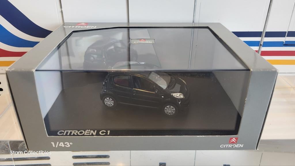 Norev Citroën C1 Black Dealer Edition, Hobby en Vrije tijd, Modelauto's | 1:43, Auto, Norev, Ophalen of Verzenden, Zo goed als nieuw