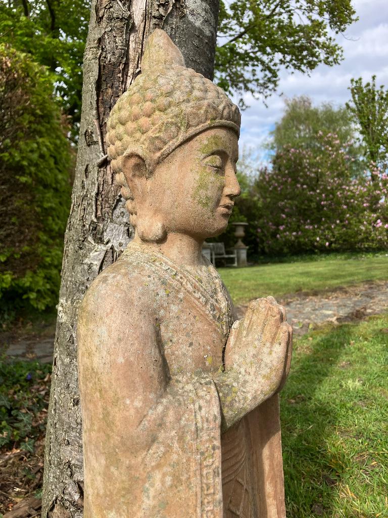 terracotta Boeddha beeld, Ophalen, Zo goed als nieuw