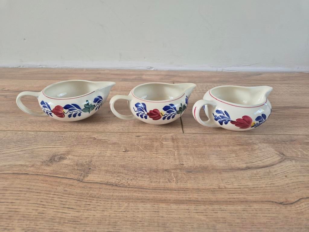 Boerenbont melkkannetjes 3x, Antiek en Kunst, Ophalen of Verzenden