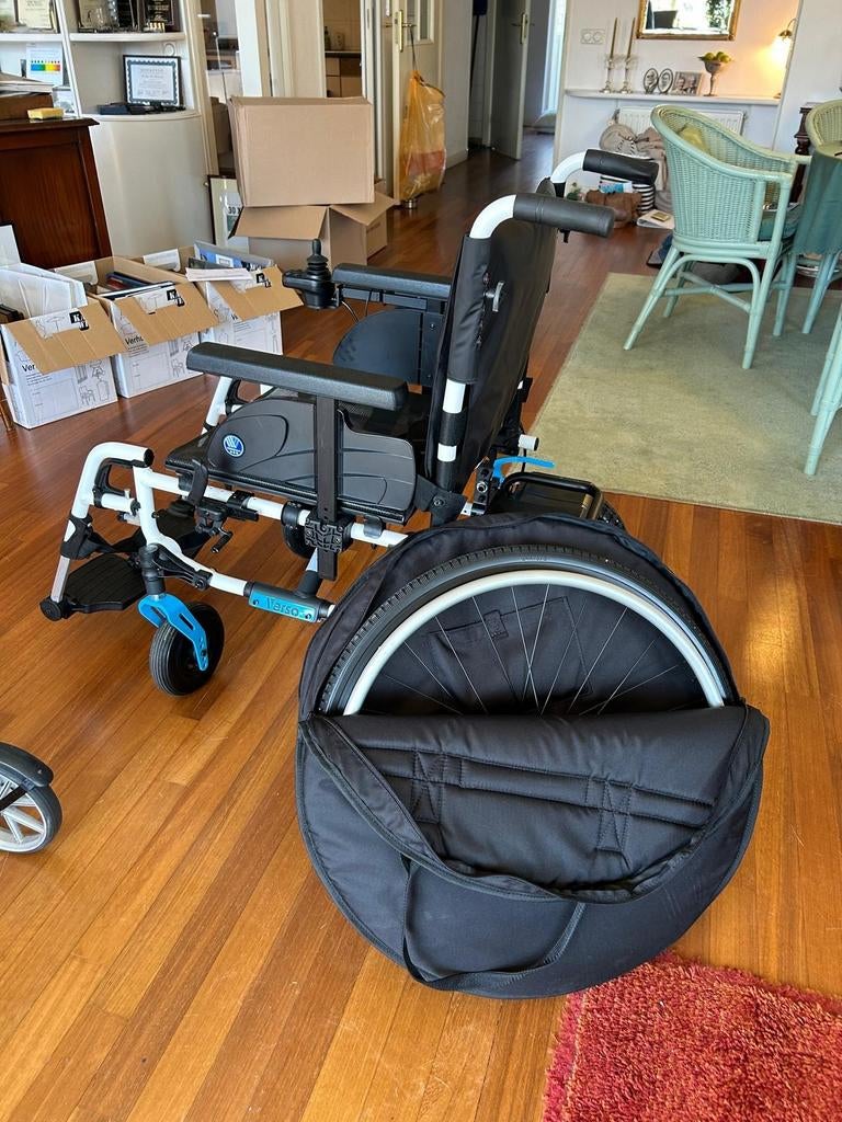 Rolstoel Verso Elektrisch 24 inch, Ophalen, Zo goed als nieuw, Elektrische rolstoel