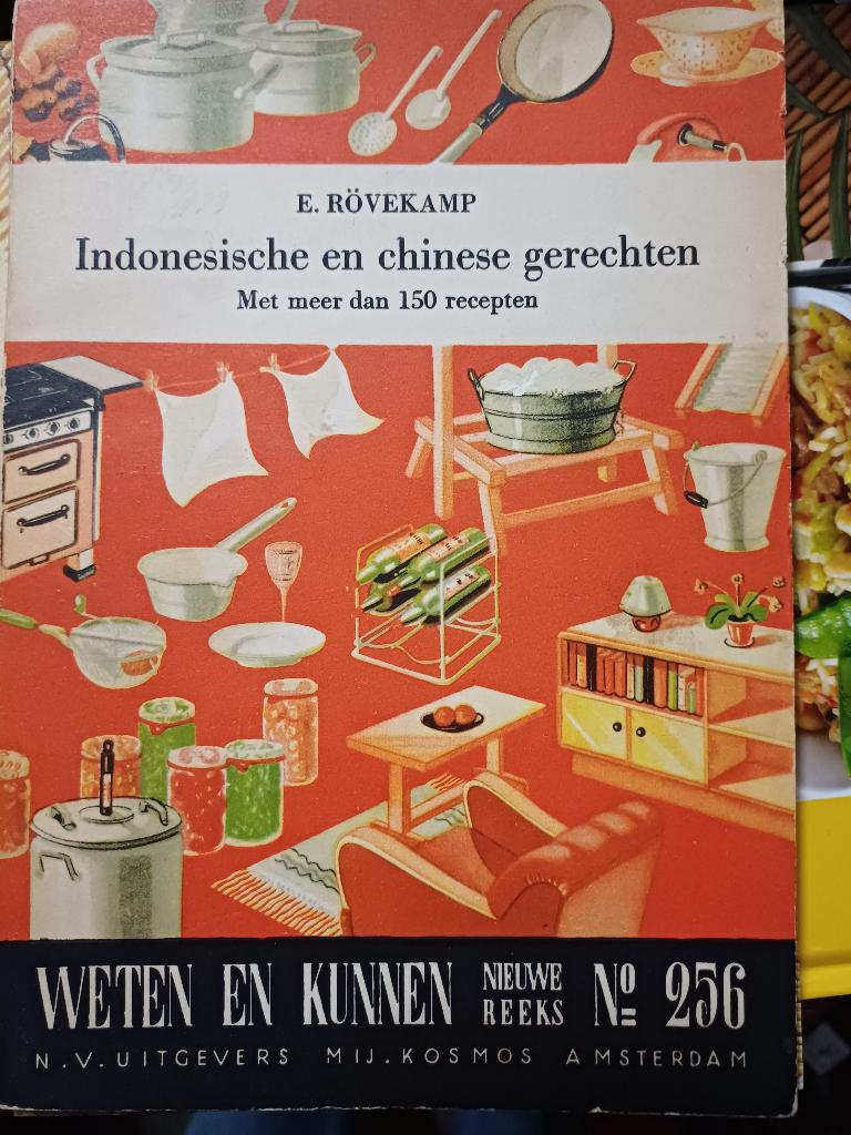 E.rövekamp. Indonesische en chinese recepten 1953., Ophalen, Gelezen, E.rövekamp, Azië en Oosters