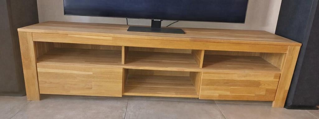 Tv dressoir merk woood, Ophalen, 150 tot 200 cm, Zo goed als nieuw, Minder dan 100 cm