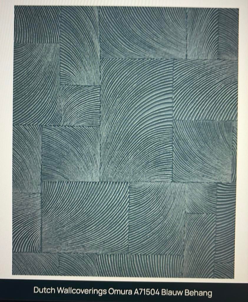12 nieuwe rollen vliesbehang dutch wallcovering omura a71504, Ophalen of Verzenden