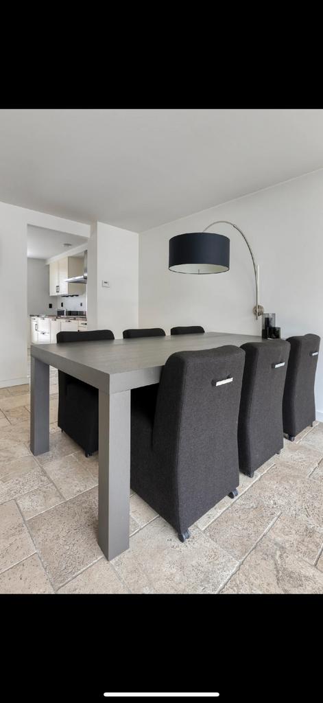 Eettafel met 6 stoelen van Goossens, Huis en Inrichting, Complete inboedels, Ophalen of Verzenden