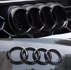 Audi embleem grill glans zwart achterklep logo a3 a4 q3 q5 A, Ophalen of Verzenden, Nieuw, Audi