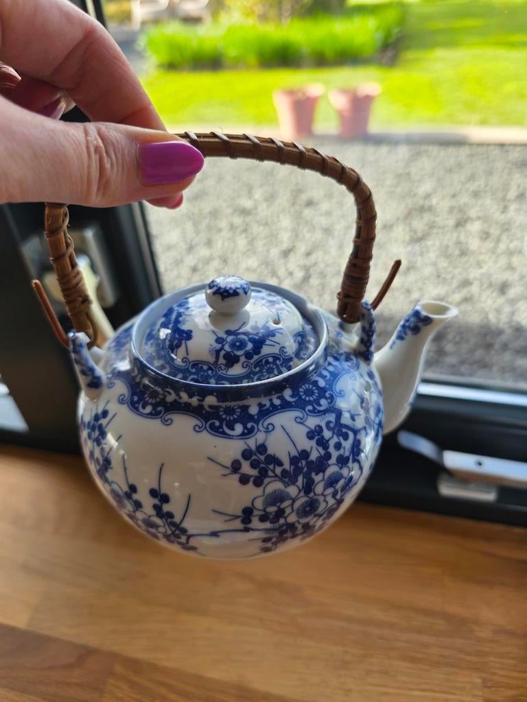 Chinees porselein theepot deksel stuk, Ophalen of Verzenden