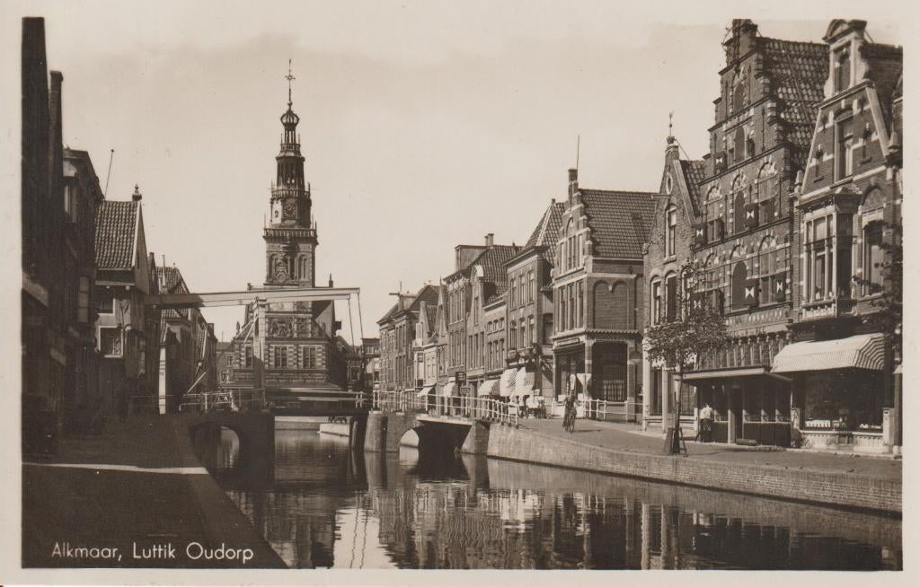 Alkmaar - Luttik oudorp - Echte foto, Verzenden, Voor 1920, Ongelopen, Noord-Holland