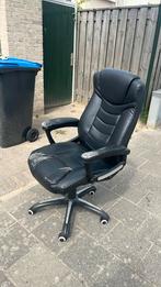 Bureaustoel met schade - Gratis af te halen, Huis en Inrichting, Ophalen, Gebruikt, Zwart, Bureaustoel