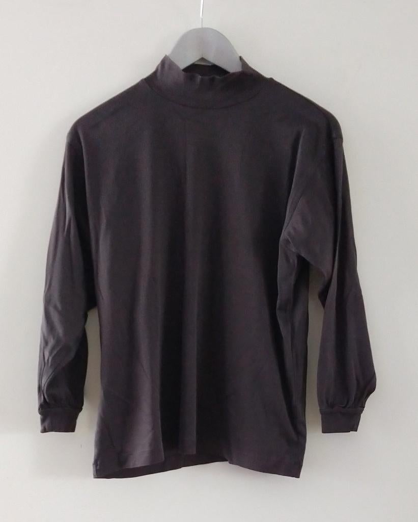 coll sweater Edgar Vos Boutiques, maat M,  volgnr 32, Kleding | Dames, Maat 38/40 (M), Bruin, Zo goed als nieuw, Lange mouw