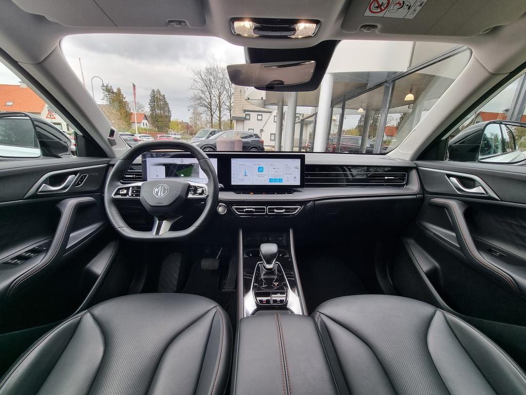 MG MG EHS PHEV | 2025 | >100km Electrbereik! | Super uitvoer, Auto's, MG, Gebruikt, Zwart, 4 cilinders, Wit