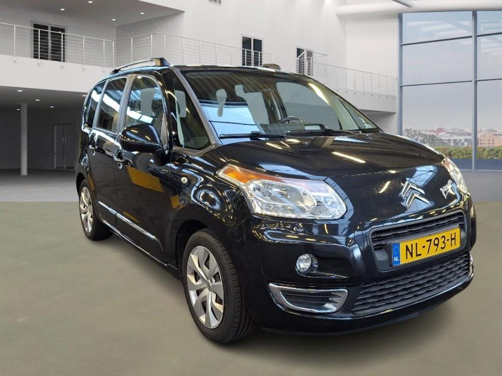 Citroen C3 Picasso 1.4 VTi Aura|PANO|HALFLEDER|TREKHAAK|HOGE, Auto's, 15 km/l, Gebruikt, Zwart, Bedrijf
