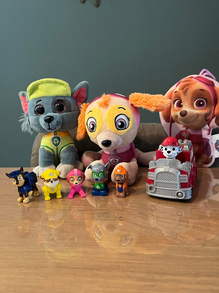Gave set Paw partrol knuffels en poppetjes, Kinderen en Baby's, Speelgoed | Knuffels en Pluche, Ophalen of Verzenden, Overige typen