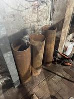 3 stukken metalen buis binnen diameter 21cm carbid bus, Ophalen, Overige materialen, 2 tot 4 meter, 20 tot 40 mm