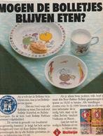 Retro reclame 1987 Bolletje spaaractie servies kom beker, Verzamelen, Retro, Verzenden, Overige typen