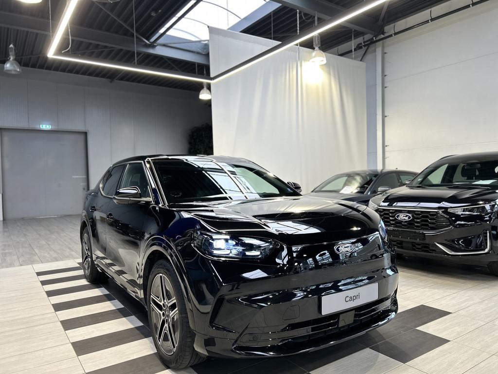 Ford Capri Ext Range RWD 77 kWh PREMIUM | Driver Ass. Pack |, Achterwielaandrijving, Zwart, 1000 kg, 627 km