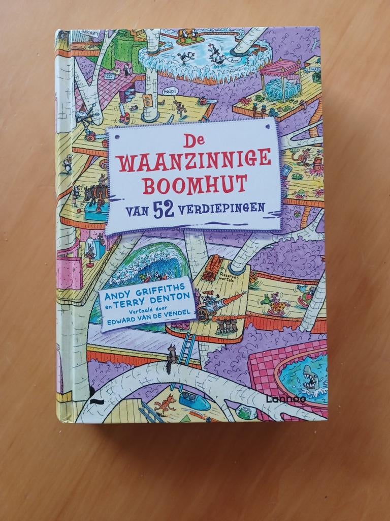 Andy Griffiths - De waanzinnige boomhut van 52 verdiepingen, Boeken, Fictie algemeen, Andy Griffiths; Terry Denton, Ophalen of Verzenden